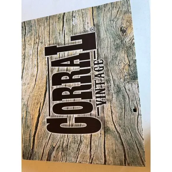 NWT CORRAL hearts and wings snip toe cowboy boot size 10 - Picture 7 of 8